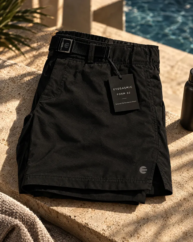 Concept render: FORM 02, Tailored Performance Short, from EYEGASMIC FORM.